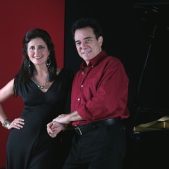 Luciano Alves e Bettina Graziani