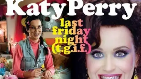 Katy Perry aparece com visual nerd na capa do single "Last Friday Night (T.G.I.F)"