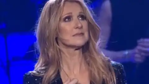 Celine Dion volta aos palcos e presta homenagem ao marido