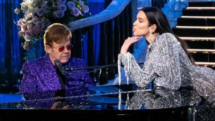 Veja como foi o encontro de Elton John e Dua Lipa na festa para a fundação  beneficente do cantor - VAGALUME