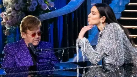 Elton John e Dua Lipa desbancam Ed Sheeran do topo da parada britânica com "Cold Heart"