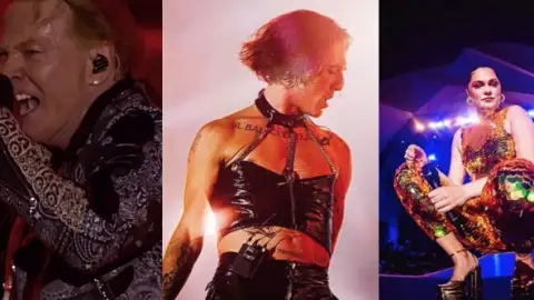 Confira as fotos do 4º dia de Rock in Rio, com Guns N' Roses, Måneskin, Jessie J e mais