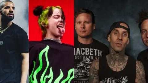 Drake, Billie Eilish e blink-182 serão os headliners do Lollapalooza Brasil 2023. Confira o line-up!