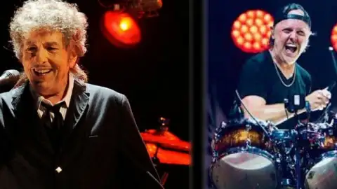 Lars Ulrich diz que Bob Dylan tem entrada livre em qualquer show do Metallica que quiser ver