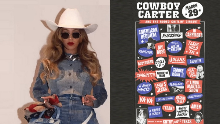 Beyoncé  revela tracklist de "Cowboy Carter" e indica presença de lendas da country music no disco