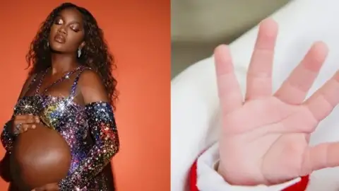 Iza dá à luz a sua primeira filha, Nala