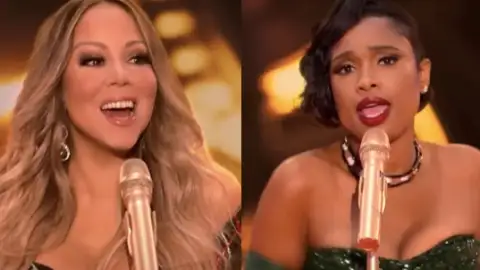 "Mariah Carey é a Rainha do Natal e eu sou a Princesa", brinca Jennifer Hudson
