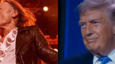 Bruce Dickinson provoca Donald Trump em show no Canadá e é ovacionado